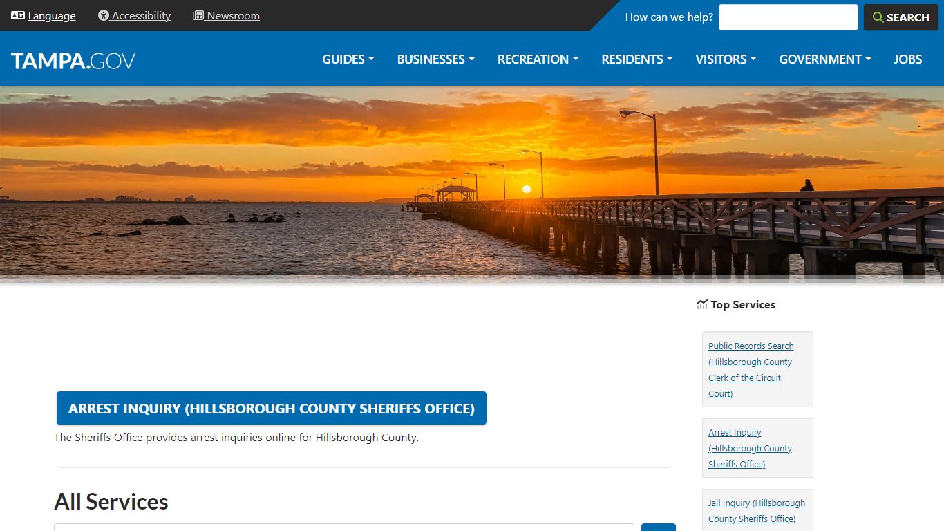 Arrest Inquiry (Hillsborough County Sheriffs Office)